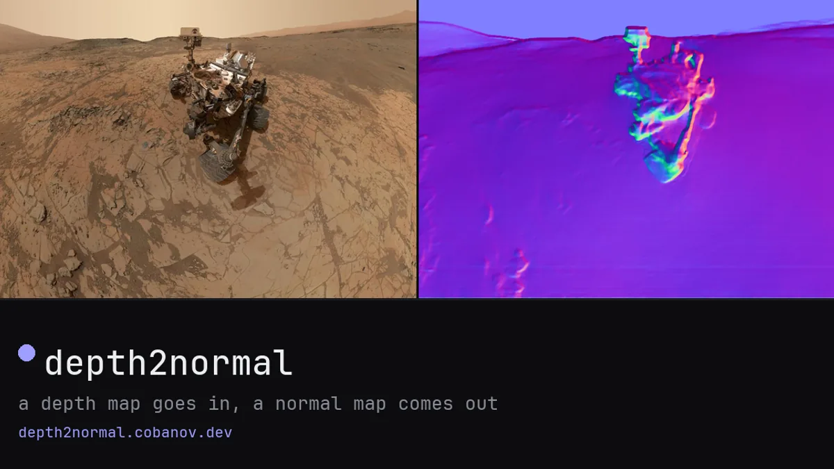 depth2normal preview